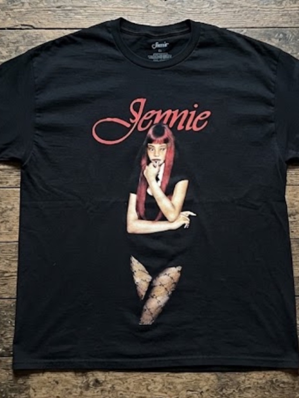 Jennie Tour Shirt Black Size 3XL